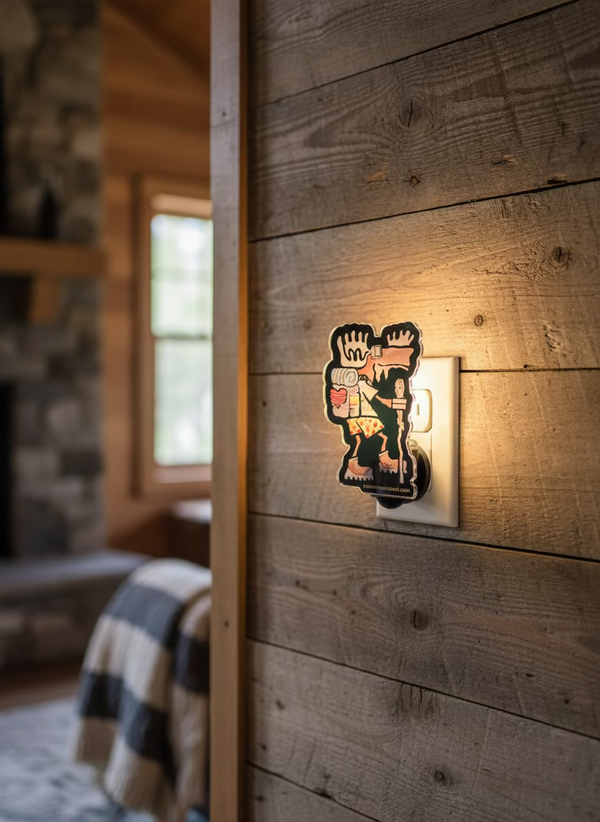 Hiking Moose Nightlight