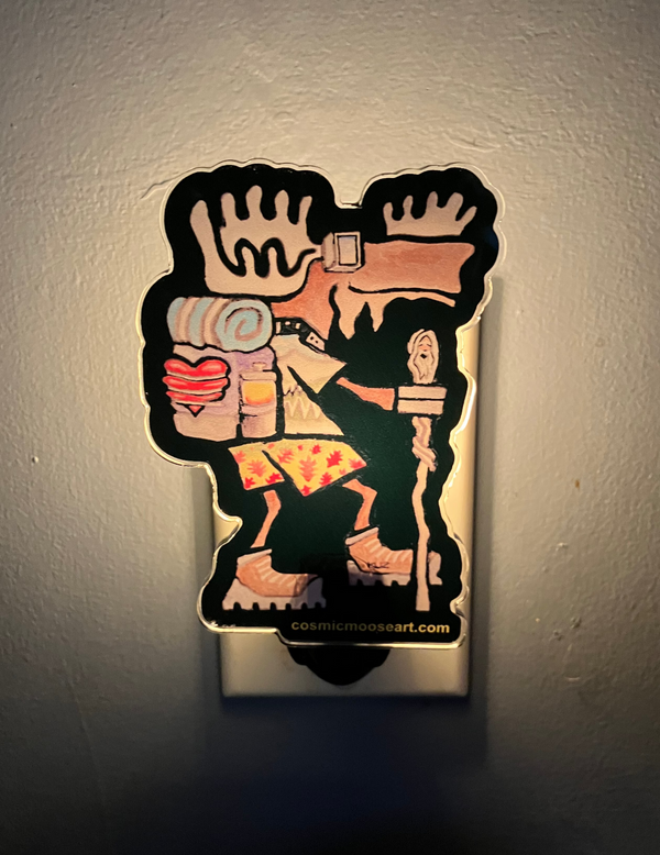 Hiking Moose Nightlight