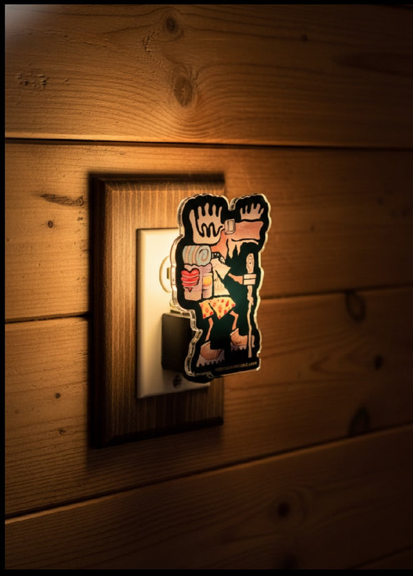 Hiking Moose Nightlight