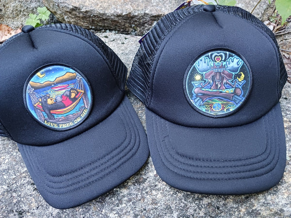 Cosmic Moose Art Hats