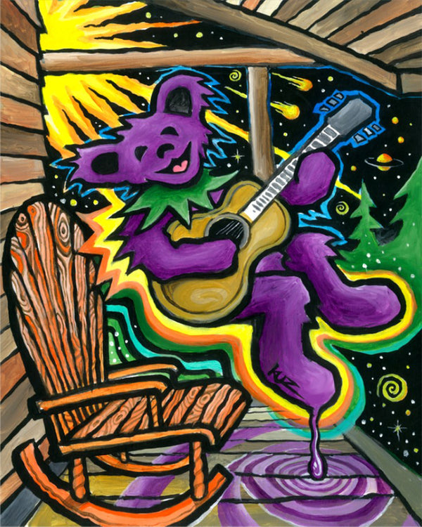 Porch Picking Cosmic Dead Bear