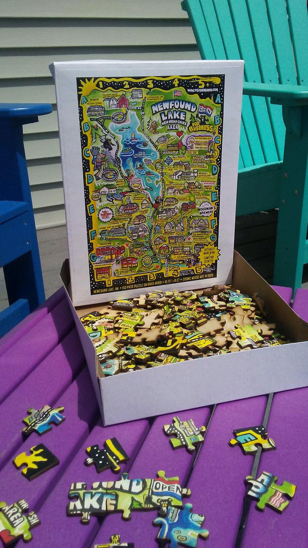 Newfound Lake Wooden Puzzle